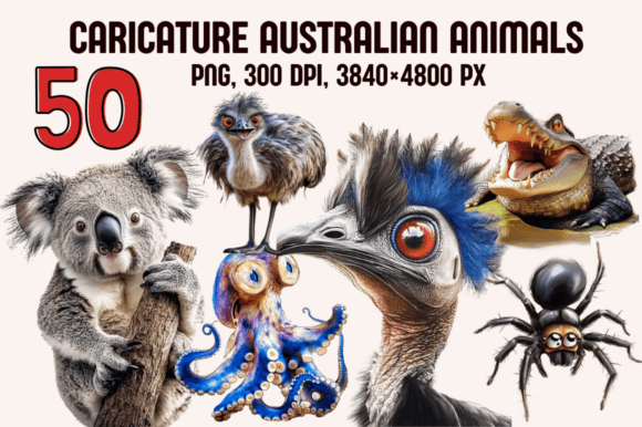 Download Caricature Australian Animals - Animal Collection