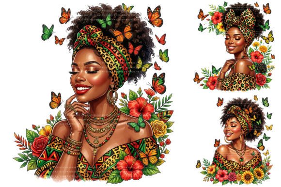 Download Black Woman Juneteenth Sublimation PNG - Sublimation png Collection